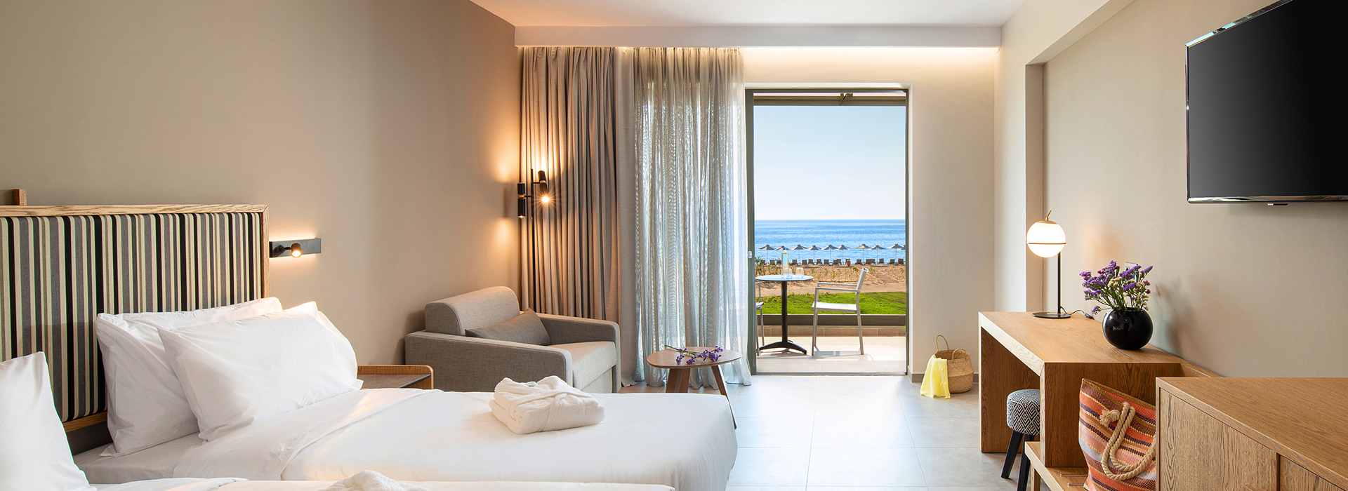 Comfort In Double Queen At The Seahaus Hotel, Atlantic City, New Jersey